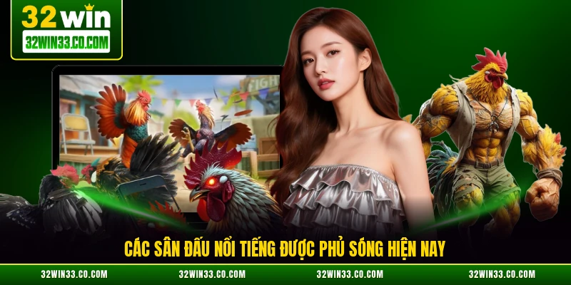 Các sân đấu nổi tiếng được phủ sóng hiện nay